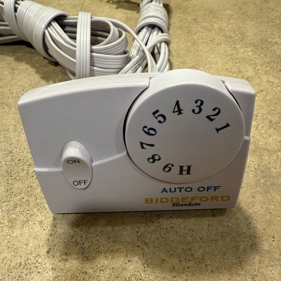 Biddeford TC11BA Electric Heating Blanket 4-Prong Controller White Auto - Tested - Picture 3 of 7